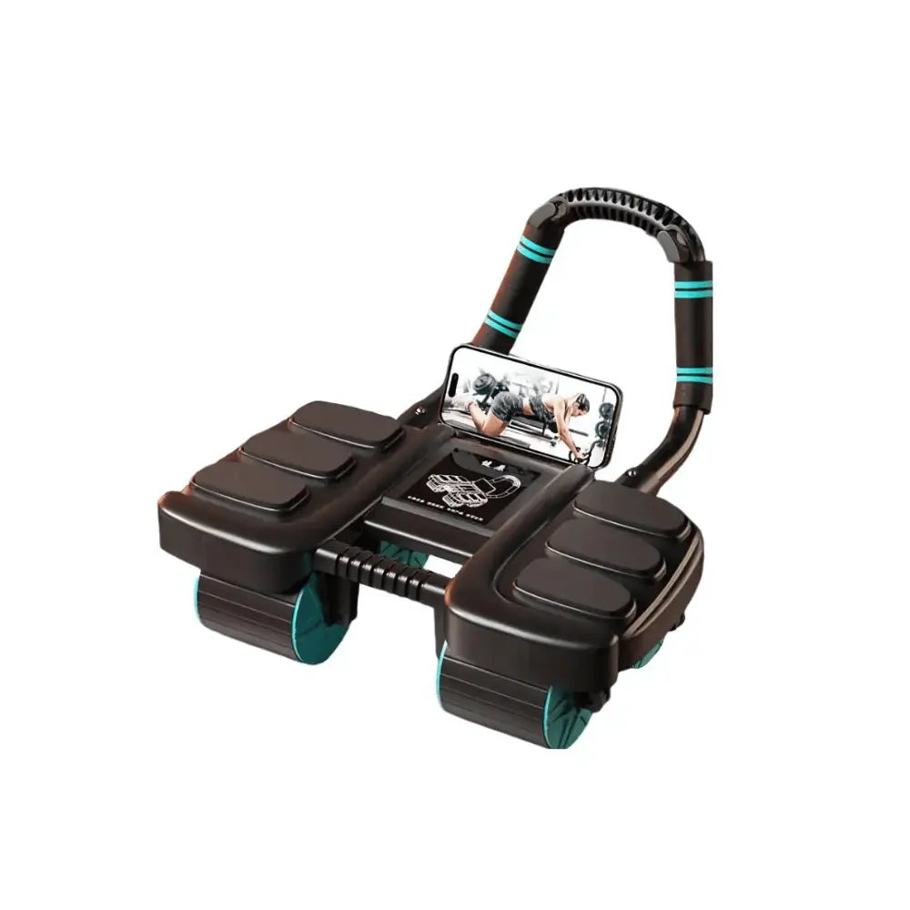 Automatic Rebound Six-Wheeled Abdominal Wheel