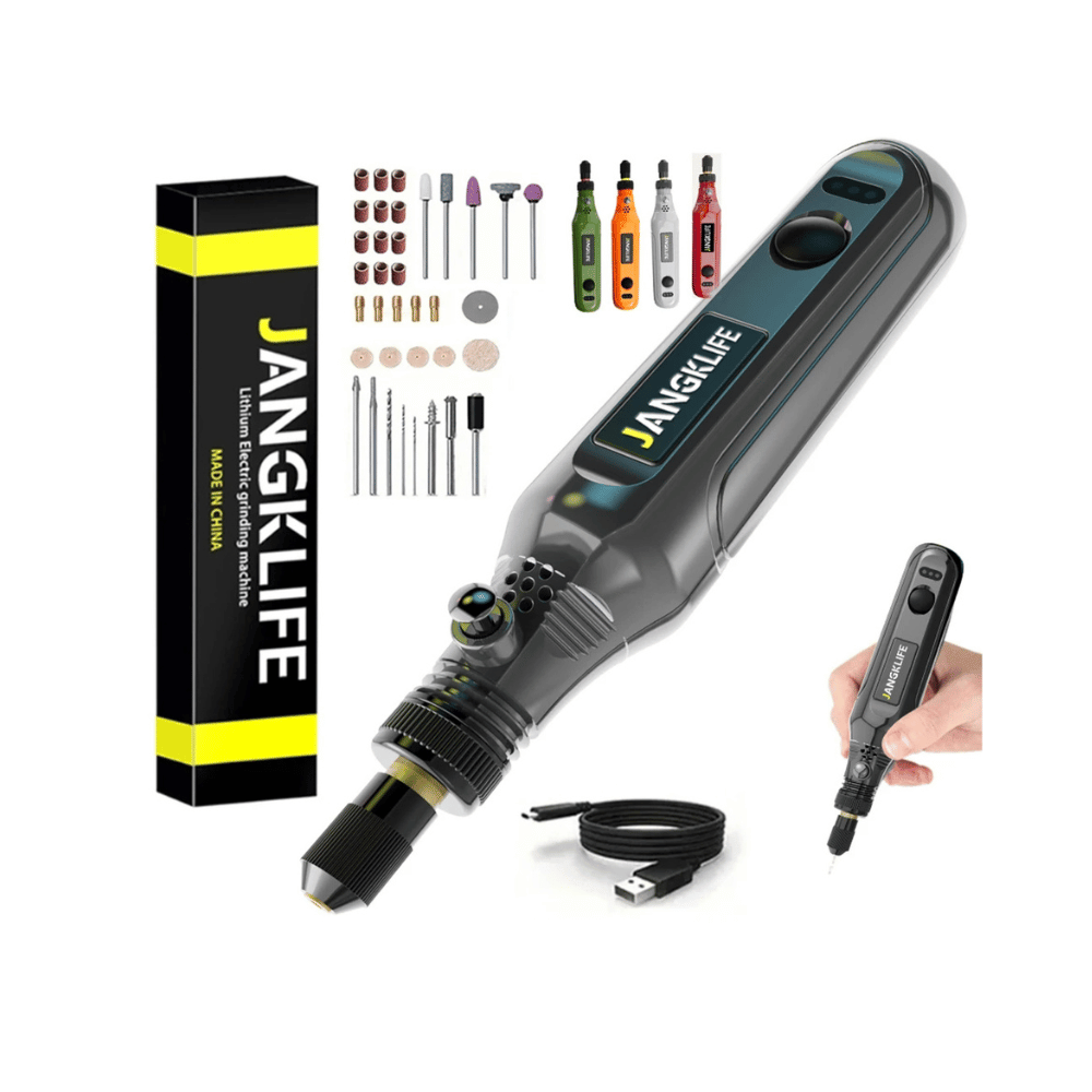 JANGKLIFE USB Cordless Rotary Tool Kit