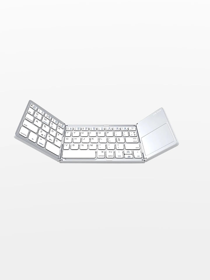 Foldable Bluetooth Keyboard with Touchpad
