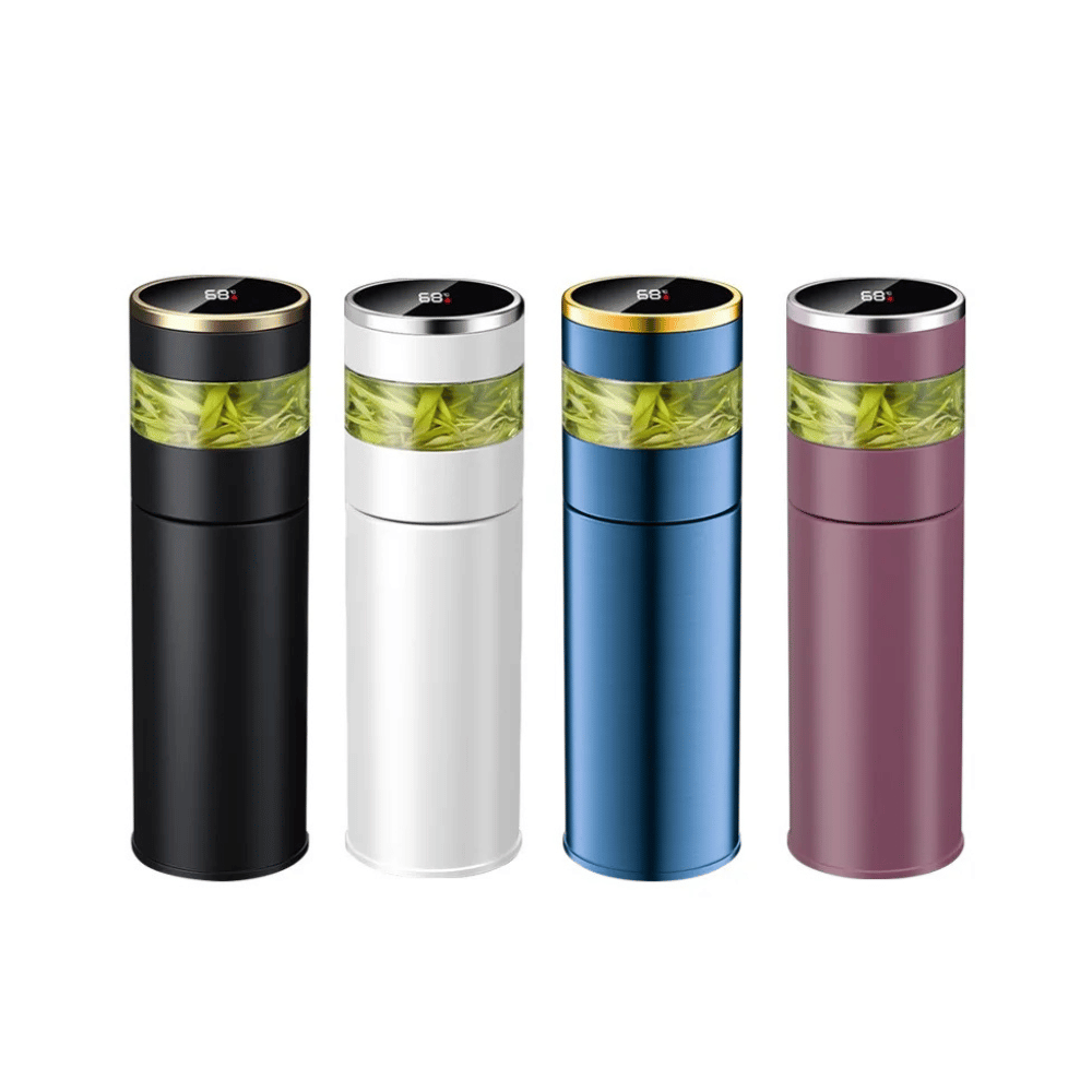 Smart 450ML Insulated Tea Bottle with LED