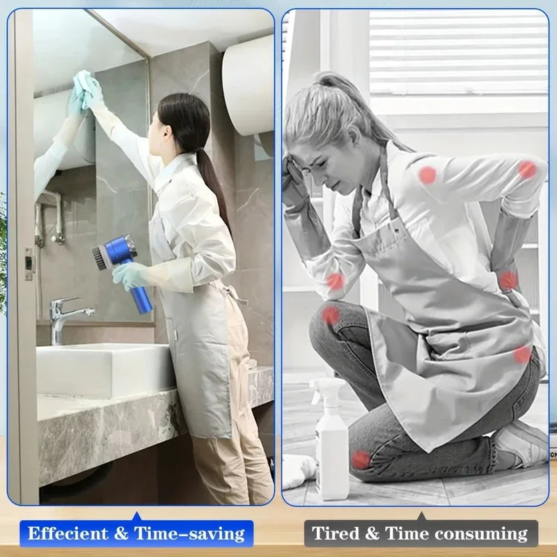 AquaSpin Pro – Waterproof Wireless Cleaning Brush