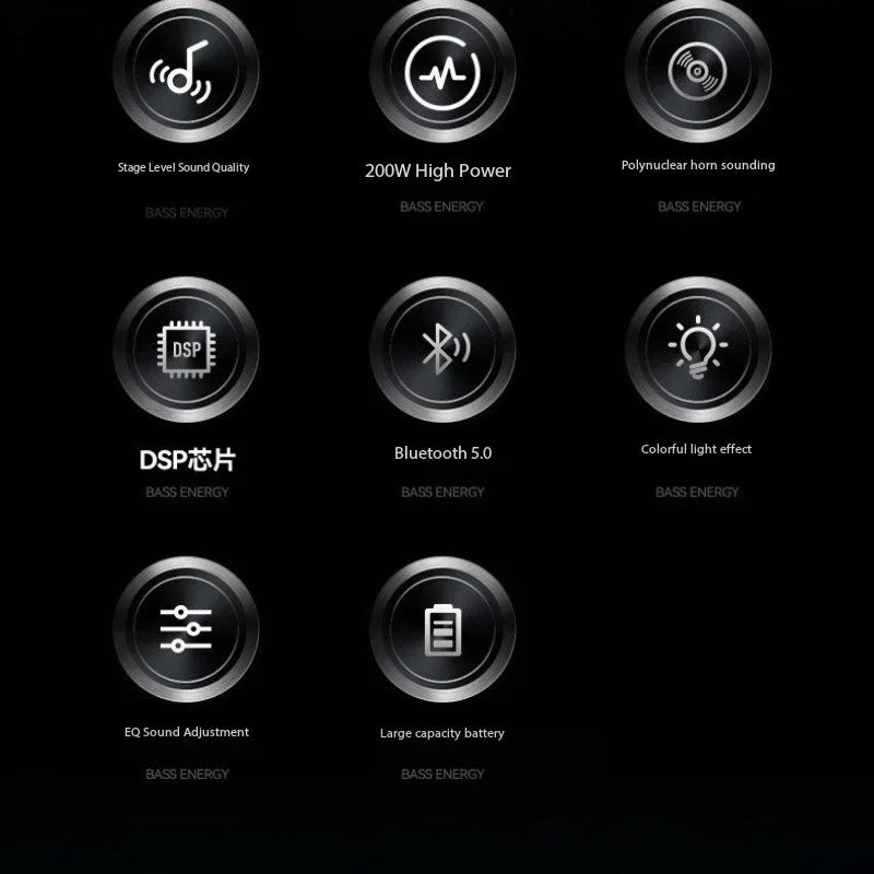 QIQIZHU Portable Bluetooth Speaker