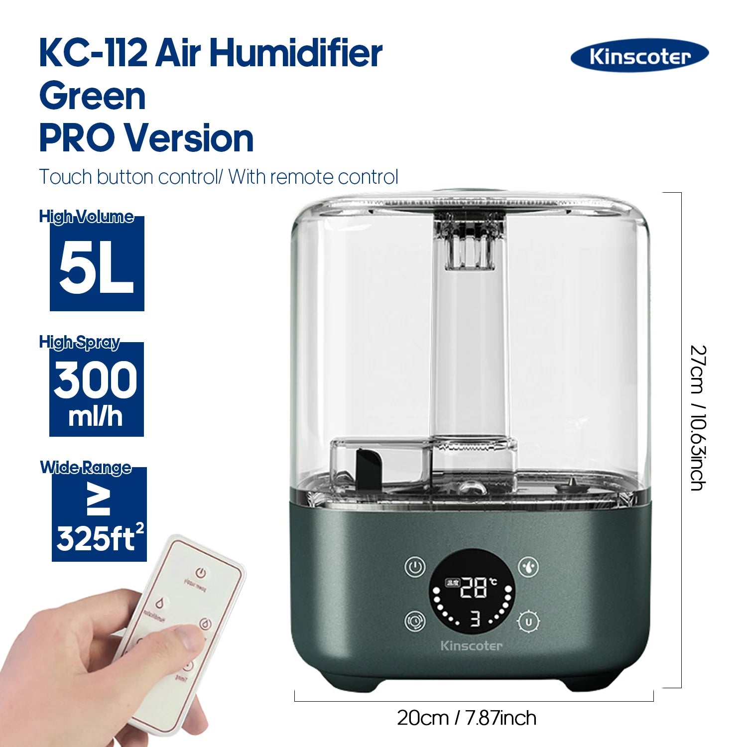 Kinscoter Ultrasonic Humidifier