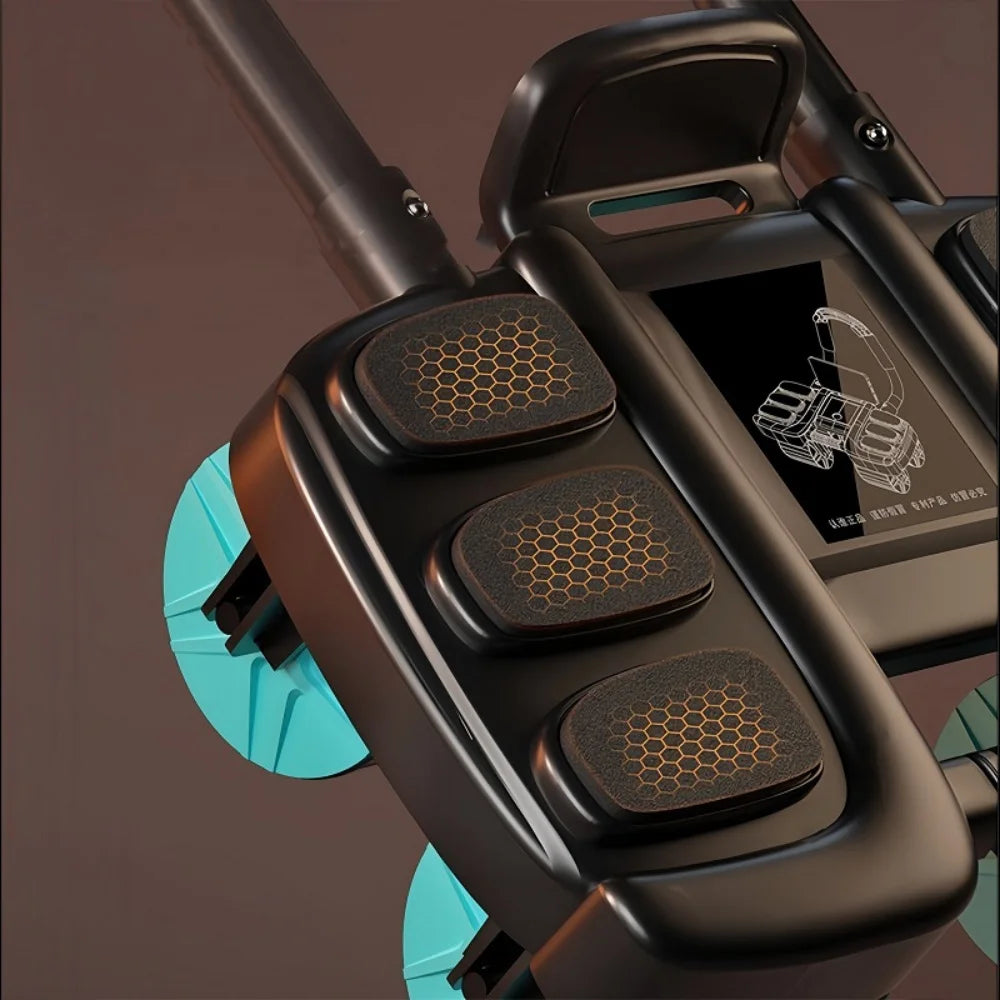 Automatic Rebound Six-Wheeled Abdominal Wheel